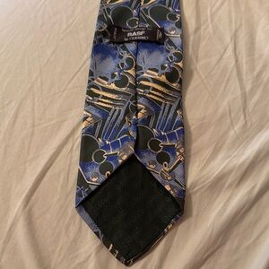 Elegant Blue and Gold Men's Tie by Leoni special design for BASF